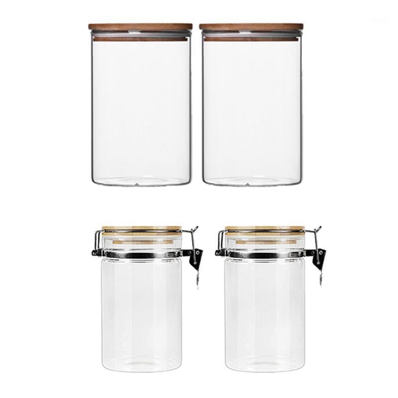 Storage Bottles & Jars 2Pcs Durable Glass Sealed Can Food Tank Bamboo Lid Tea Canister Reusable Jar For Grain Candy
Storage Bottles & Jars 2Pcs Durable Glass Sealed Can Food Tank Bamboo Lid Tea Canister Reusable Jar For Grain Candy