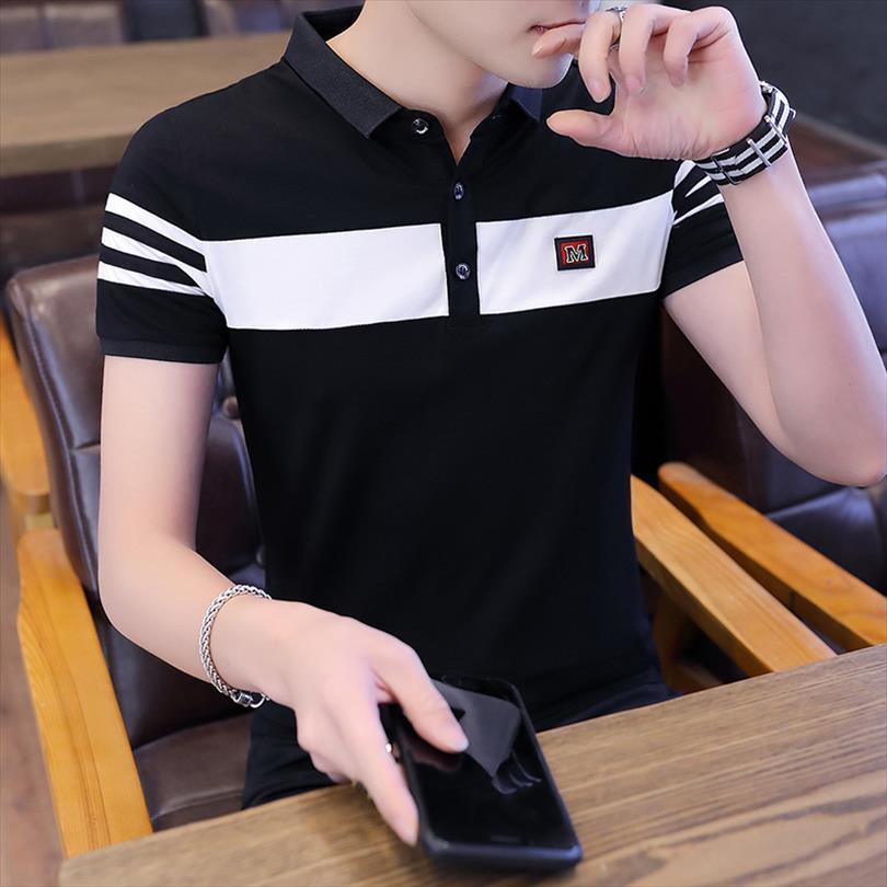 shirt striped cotton short sleeve men polo golf tennis solid plus size slim fashion arrival breathable, White;black
shirt striped cotton short sleeve men polo golf tennis solid plus size slim fashion arrival breathable, White;black
