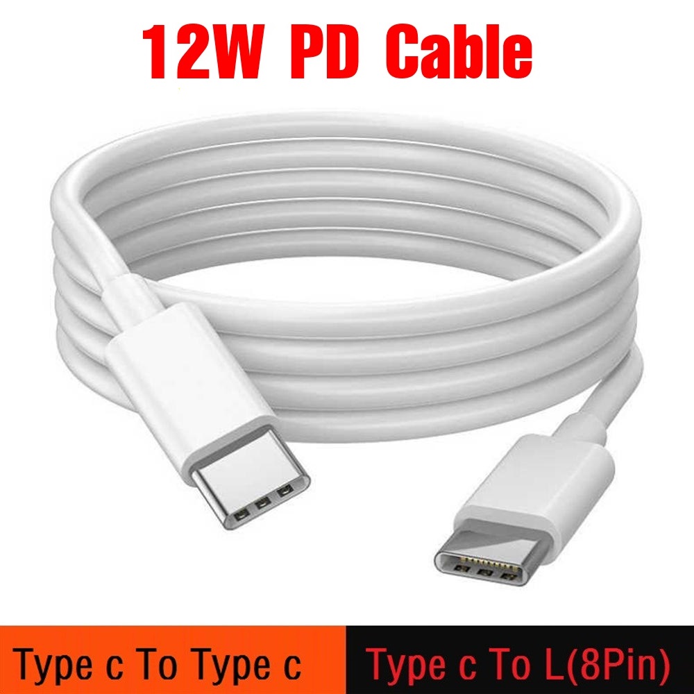 12W PD Cable 1M 3Ft C-C C-L Type c to Lightning USB-C Cables Cord Line For IPhone 7 8 11 12 13 Pro Max Samsung Lg Android phone, White
12W PD Cable 1M 3Ft C-C C-L Type c to Lightning USB-C Cables Cord Line For IPhone 7 8 11 12 13 Pro Max Samsung Lg Android phone, White