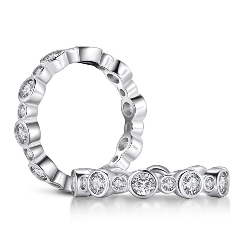 Cluster Rings 100% Pure 925 Sterling Silver CZ Zircon Finger Ring Row Drill Stackable Jewelry For Women Party Promise Wedding
Cluster Rings 100% Pure 925 Sterling Silver CZ Zircon Finger Ring Row Drill Stackable Jewelry For Women Party Promise Wedding