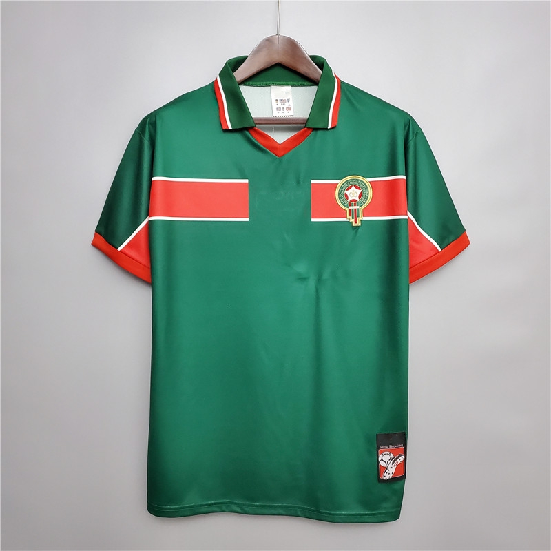 Retro Morocco 1998/99 Soccer Jerseys Hadji Chippo Hadda Naybet Bassir Chiba Vintage Shirt Classic Kit, 98-99 away
Retro Morocco 1998/99 Soccer Jerseys Hadji Chippo Hadda Naybet Bassir Chiba Vintage Shirt Classic Kit, 98-99 away