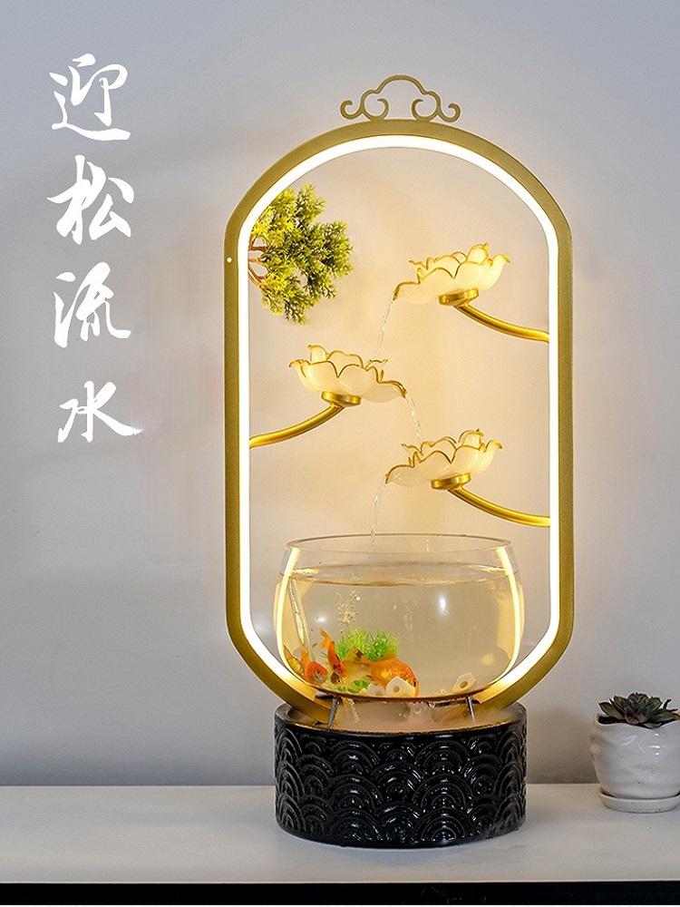 Aquariums Chinese Lotus Goldfish Bowl Small Desktop Lighting Creative Circulating Flowing Water Flooring Household Decoration Fish Tank
Aquariums Chinese Lotus Goldfish Bowl Small Desktop Lighting Creative Circulating Flowing Water Flooring Household Decoration Fish Tank