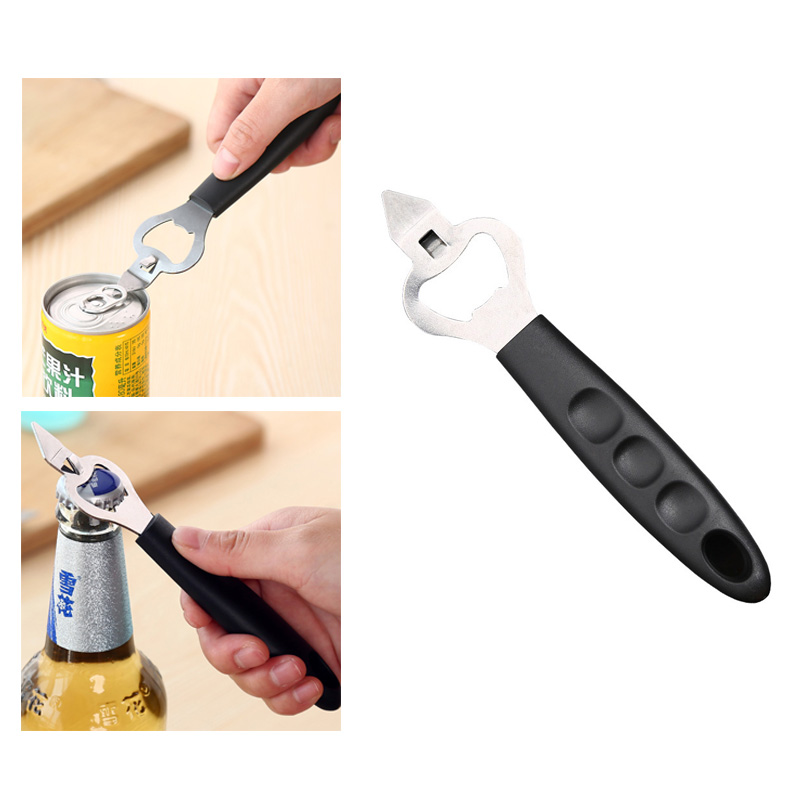 Beer Opener Stainless Steel 3 IN 1 Bottle -top Can Openers For Wedding Party Gift Kitchen Bar tools RRD6890 Free shipping