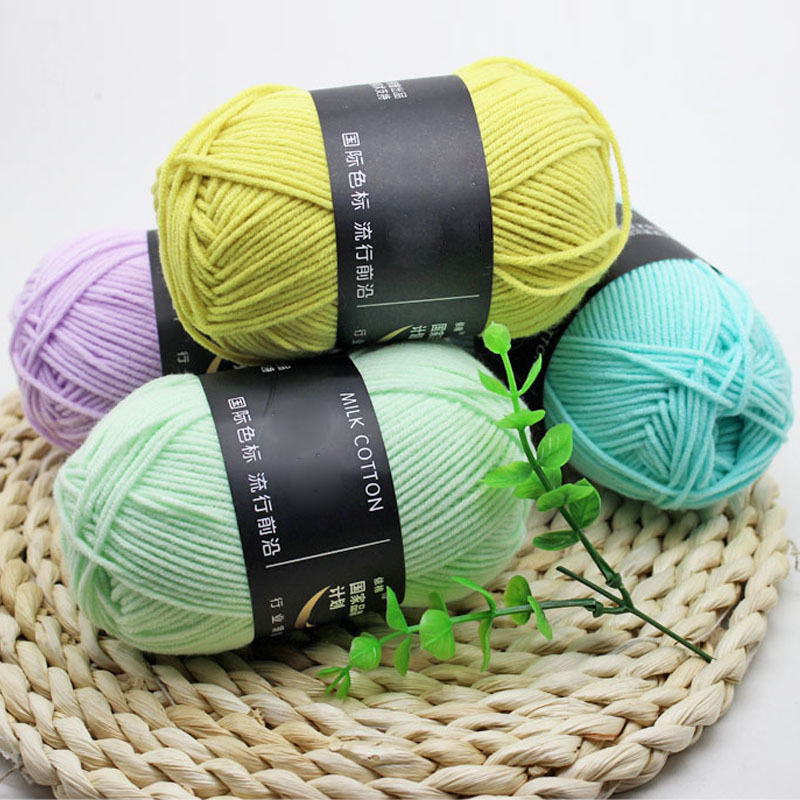 Soft Hand Knitting Supplies 22 Colors Knit Blanket Toy Wool Crochet Yarn 50g DIY Sweater Milk Cotton Yarn Anti-Static
Soft Hand Knitting Supplies 22 Colors Knit Blanket Toy Wool Crochet Yarn 50g DIY Sweater Milk Cotton Yarn Anti-Static