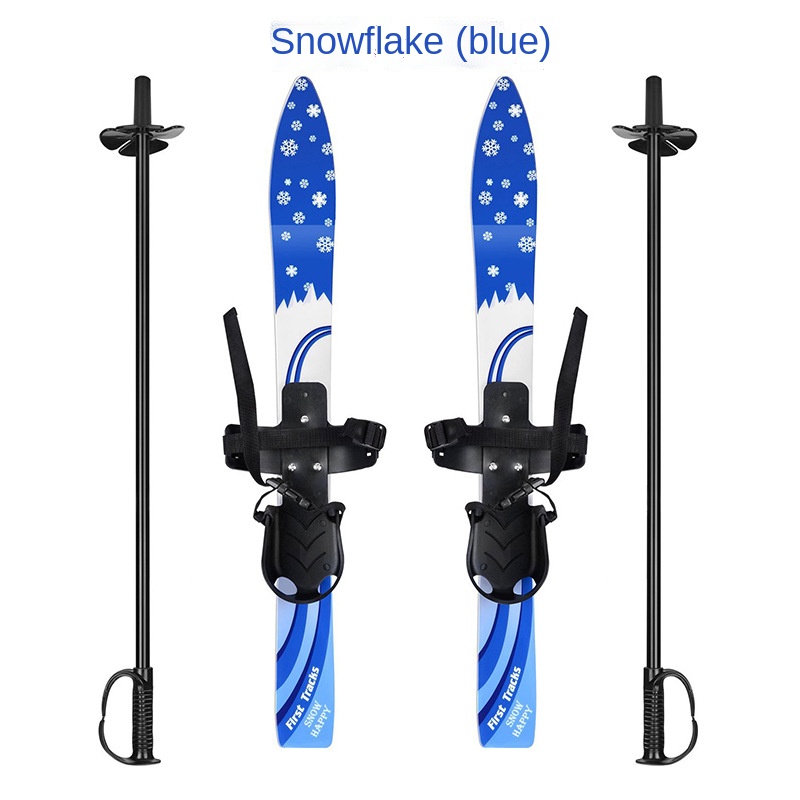 Double planche de ski primaire avec béquille de ski Fournitures de plein air pour snowboard en plastique pour enfants (Le prix de la logistique V