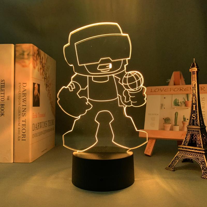 Night Lights Game Led Light Friday Funkin Tankman Figure For Child Room Decorative Kids Birthday Gift Desk 3d Lamp FNF
Night Lights Game Led Light Friday Funkin Tankman Figure For Child Room Decorative Kids Birthday Gift Desk 3d Lamp FNF