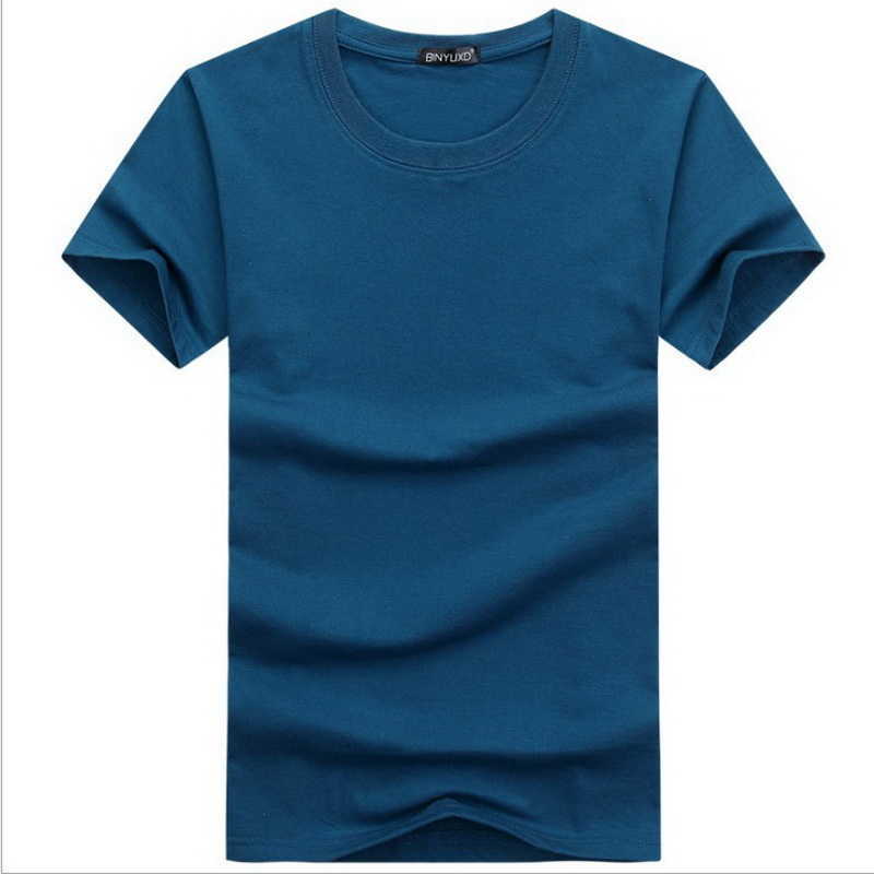 Multi-color 6pcs/lot High Quality Men's T-Shirts Solid Casual Cotton Tops Tee Shirt Fashion Short Sleeve T-shirt Summer Clothing 210623