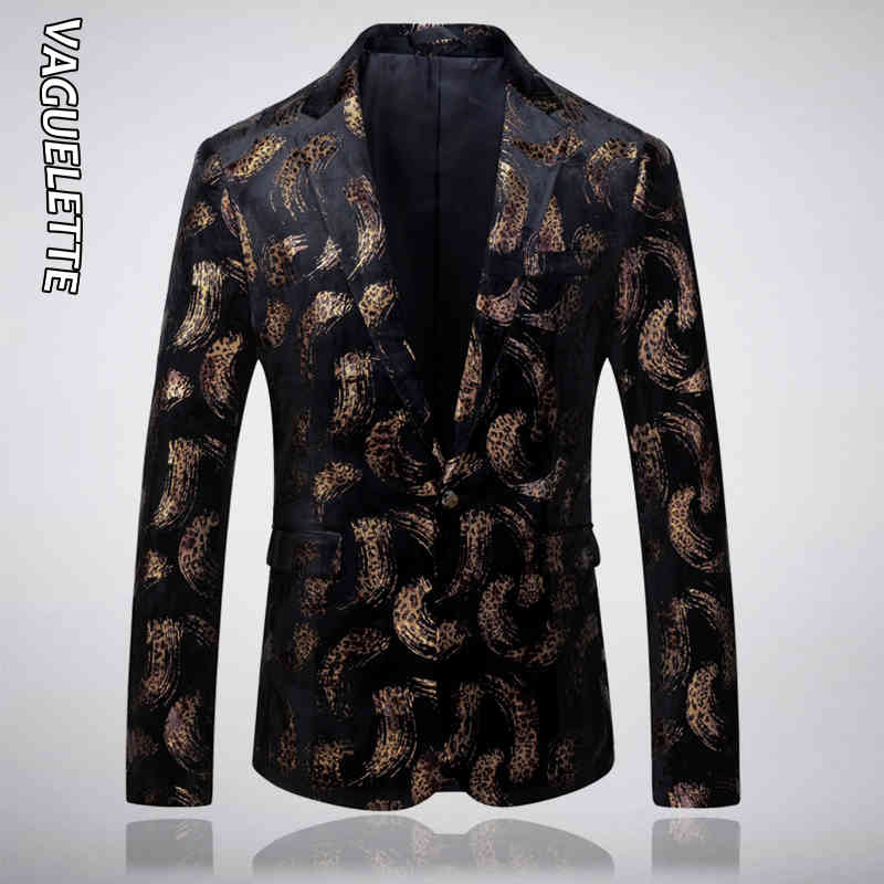 Men's Suits & Blazers VAGUELETTE Leopard Pattern Printed Hombre Blazer Animal Print Mens Jackets Fashion For Men Stage Wear Coats, Black
Men's Suits & Blazers VAGUELETTE Leopard Pattern Printed Hombre Blazer Animal Print Mens Jackets Fashion For Men Stage Wear Coats, Black