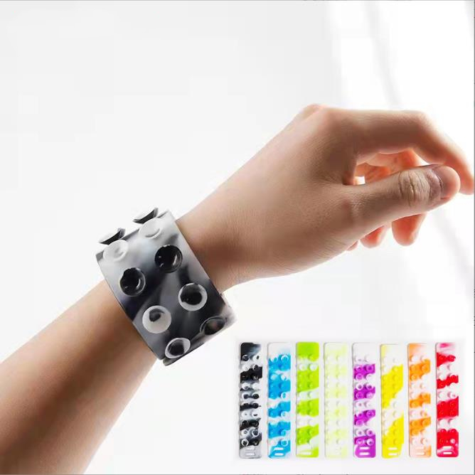 Fidget Squidopop Suction Cup Toy Rectangular Pat Silicone Sheet Children's Decompression Squeeze Toy Compression and soft