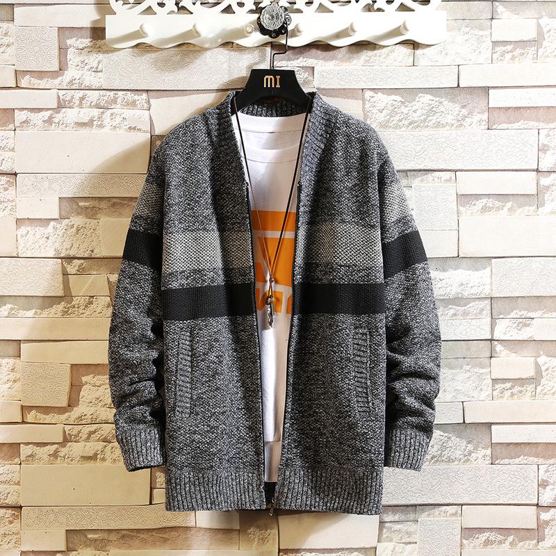 Men's Sweaters Winter 2021 Wool Sweater, White Long-Sleeved Cardigan,Full Zipper Cardigan, White;black
Men's Sweaters Winter 2021 Wool Sweater, White Long-Sleeved Cardigan,Full Zipper Cardigan, White;black