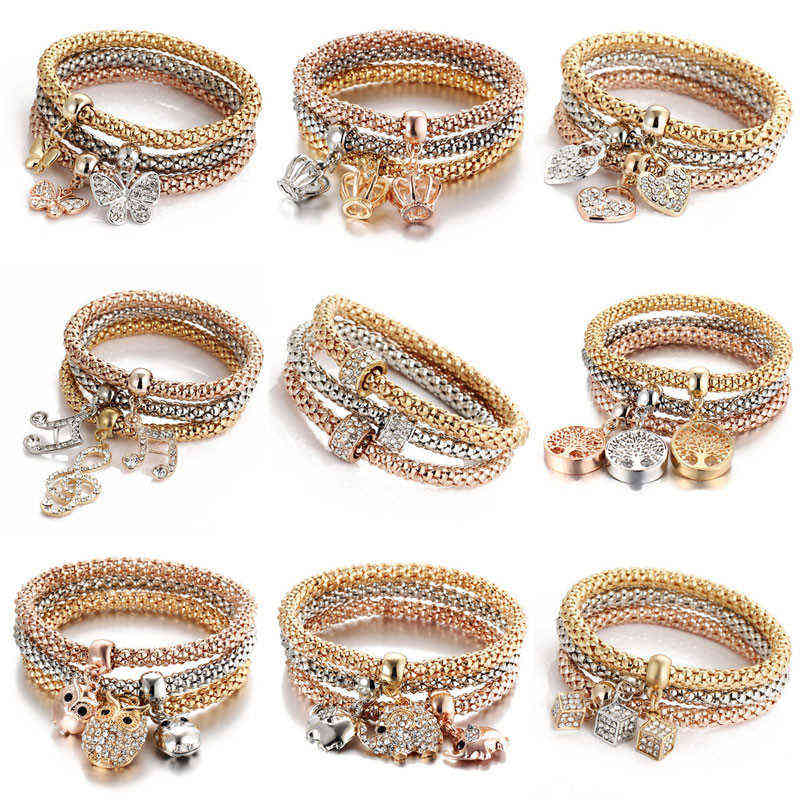 Modyle Boho 3pcs/set Crystal Bracelets & Bangles Gold Color Wrap Charm for Women Fashion Jewelry
Modyle Boho 3pcs/set Crystal Bracelets & Bangles Gold Color Wrap Charm for Women Fashion Jewelry
