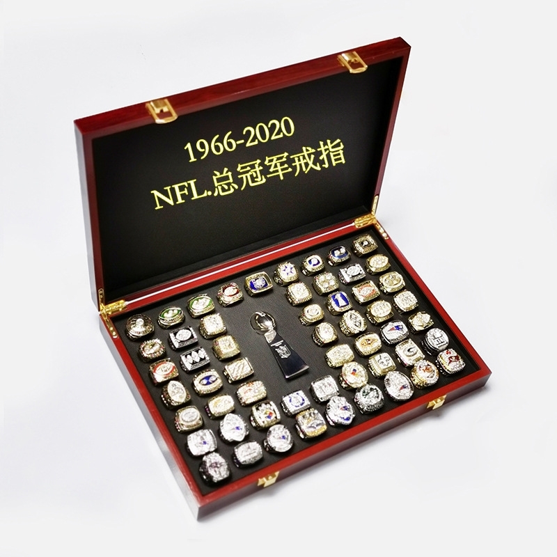 Nfl1966-2020 Super Bowl 55 football championship rings and trophy set fan collection
Nfl1966-2020 Super Bowl 55 football championship rings and trophy set fan collection