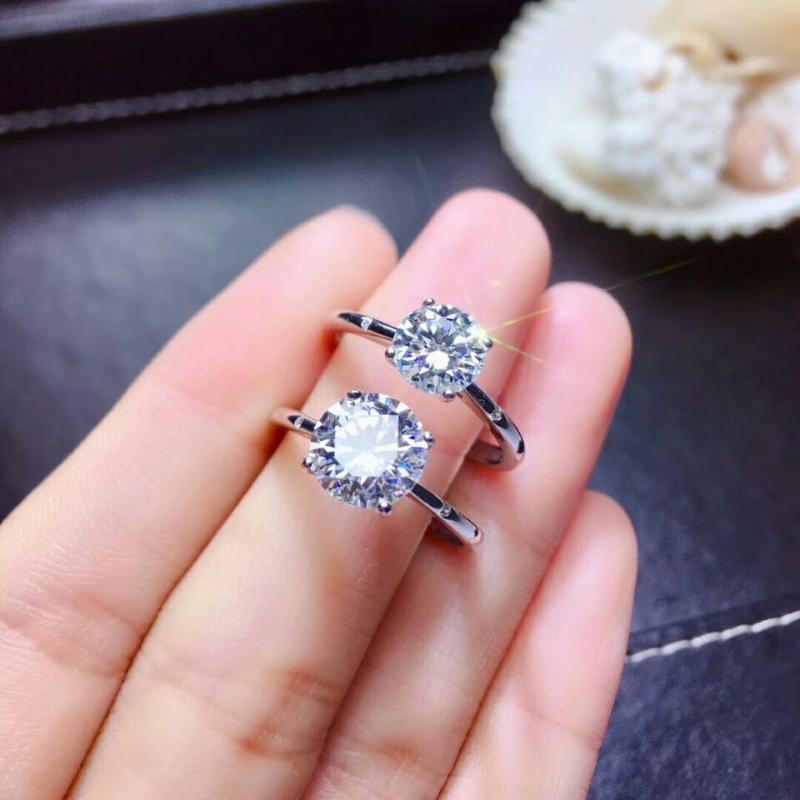 Cluster Rings [MeiBaPJ Glittering Moissanite Gemstone 4 Claw Simple Diamond Ring For Women Real 925 Sterling Silver Charm Fine Wedding Jewel, Golden;silver
Cluster Rings [MeiBaPJ Glittering Moissanite Gemstone 4 Claw Simple Diamond Ring For Women Real 925 Sterling Silver Charm Fine Wedding Jewel, Golden;silver