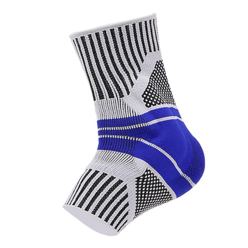 Ankle Support Brace Compression Sleeve With Silicone Gel Reduce Foot Swelling Pain Relief From Plantar Fasciitis Achilles Tendon