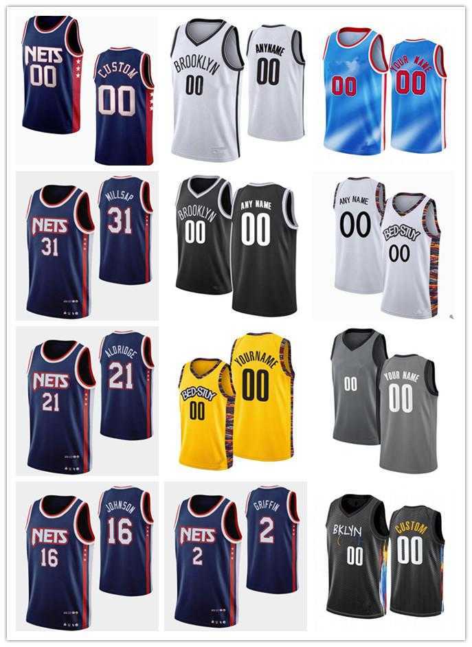 75th Custom Men Women Youth BrooklynNets21 LaMarcus Aldridge 31 Paul Millsap 2 Blake Griffin 16 James Johnson Basketball Jerseys, Black;red
75th Custom Men Women Youth BrooklynNets21 LaMarcus Aldridge 31 Paul Millsap 2 Blake Griffin 16 James Johnson Basketball Jerseys, Black;red