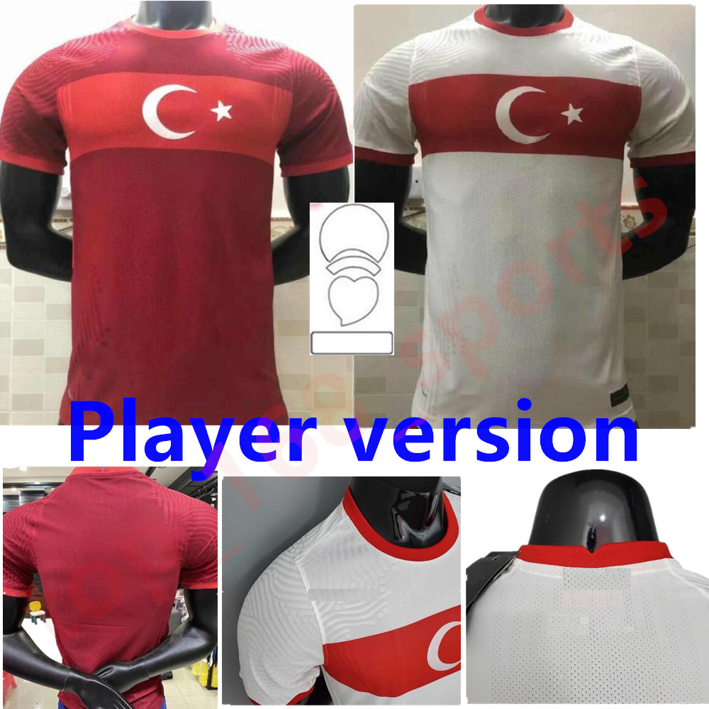 Player version 2021 Turkey Soccer Jersey ARDA INAN TOSUN TUFAN ERKIN MALLI TOPA CALHANOGLU OZTEKIN Custom Home Red Football Shirt Uniform 20 21, Away+patch
Player version 2021 Turkey Soccer Jersey ARDA INAN TOSUN TUFAN ERKIN MALLI TOPA CALHANOGLU OZTEKIN Custom Home Red Football Shirt Uniform 20 21, Away+patch