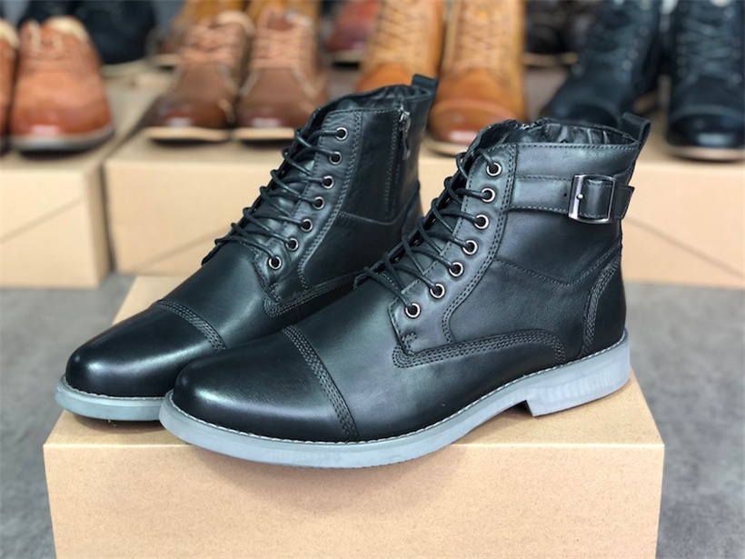 Fashion Men Martin Boot Oxford Lace Up Formal Dress Shoes High Top Genuine Leather Sneakers Male Non-slip Ankle Boots Party Wedding Shoe 011, Color 1
Fashion Men Martin Boot Oxford Lace Up Formal Dress Shoes High Top Genuine Leather Sneakers Male Non-slip Ankle Boots Party Wedding Shoe 011, Color 1