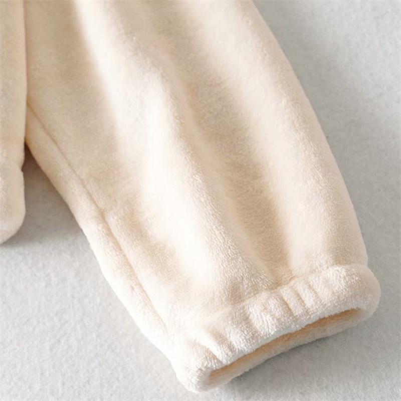 Women Fashion Simplicity Fuzzy Pullover Female Solid Color Female High Neck Zipper Decoration Elastic Hem Hoodies 210520
