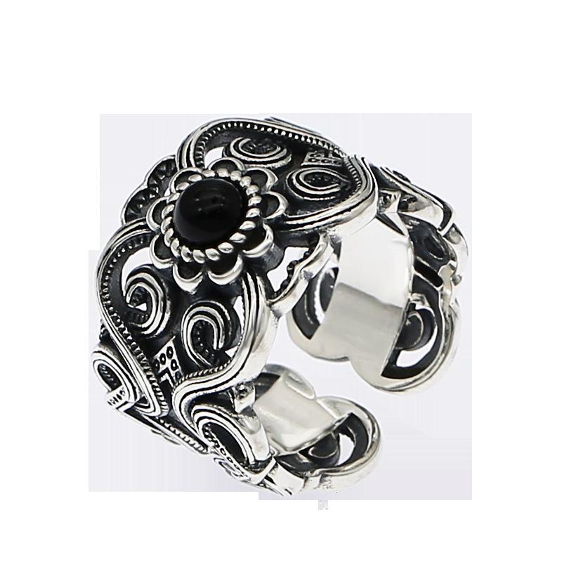 Wedding Rings Vintage Silver Color Punk Men's Ring Bohemian Flower Cross Open For Women Party Adjustable Jewelry Accessories, Slivery;golden
Wedding Rings Vintage Silver Color Punk Men's Ring Bohemian Flower Cross Open For Women Party Adjustable Jewelry Accessories, Slivery;golden