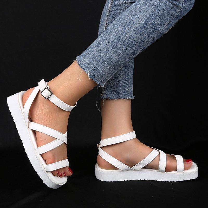 Sandals Gladiator Women Summer Vogue Adult Flat Ladies Beach Slippers Solid, Black
Sandals Gladiator Women Summer Vogue Adult Flat Ladies Beach Slippers Solid, Black