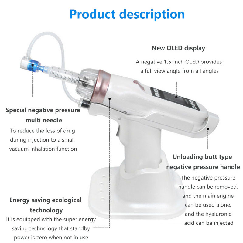 NEW Korea Mesogun EZ Negative Pressure Meso gun Hydrolifting Water Injector Needle Free Microcrystal Injection Skin Care Tool Ra
NEW Korea Mesogun EZ Negative Pressure Meso gun Hydrolifting Water Injector Needle Free Microcrystal Injection Skin Care Tool Ra