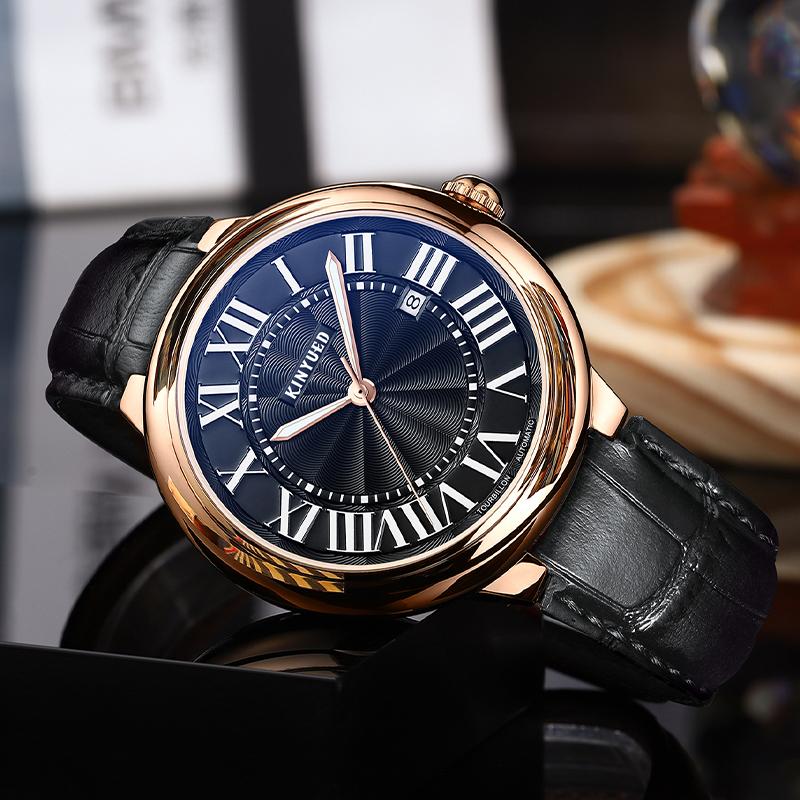 Wristwatches KINYUED Luxury Men Automatic Mechanical Watch Waterproof Luminous Mens Watches Fashion Brand Sports Wristwatch Male Montre Homm, Brown
Wristwatches KINYUED Luxury Men Automatic Mechanical Watch Waterproof Luminous Mens Watches Fashion Brand Sports Wristwatch Male Montre Homm, Brown