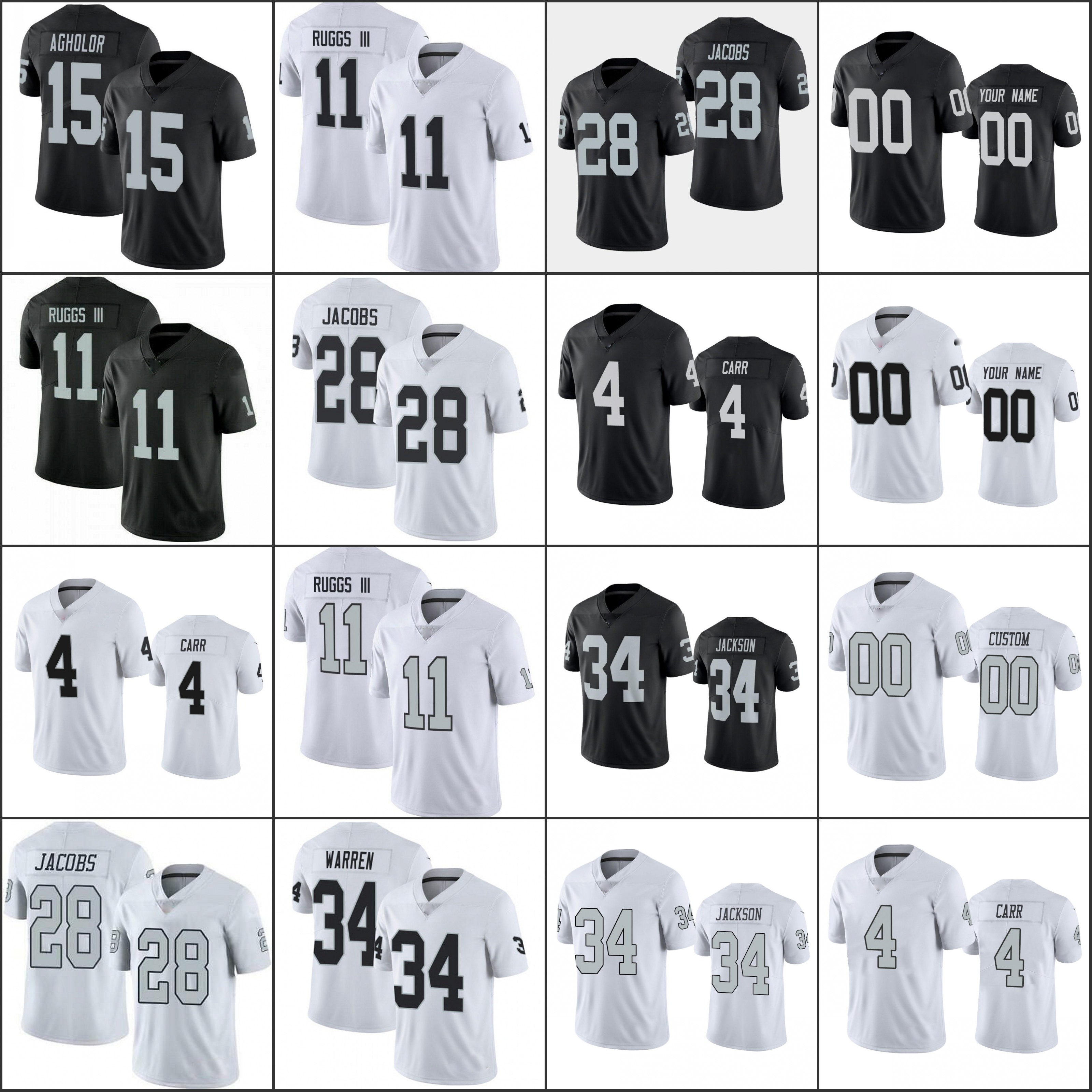 Men Las VegasRaidersWomen Youth #34 Bo Jackson 28 Josh Jacobs 4 Derek Carr Custom Vapor Untouchable Limited Jersey, Black
Men Las VegasRaidersWomen Youth #34 Bo Jackson 28 Josh Jacobs 4 Derek Carr Custom Vapor Untouchable Limited Jersey, Black