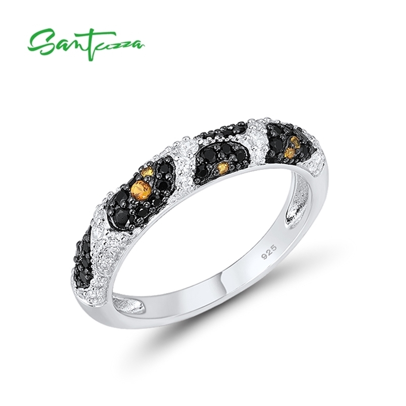 SANTUZZA Silver Rings For Women Pure 925 Sterling Black Spinel Yellow White Cubic Zirconia Glamorous Trendy Fine Jewelry 220211
SANTUZZA Silver Rings For Women Pure 925 Sterling Black Spinel Yellow White Cubic Zirconia Glamorous Trendy Fine Jewelry 220211