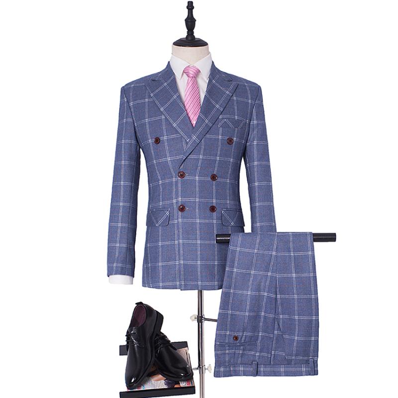 Men's Suits & Blazers NA50 Plaid Suit Men Slim Fit Leisure Double Breasted Wedding Dress For Terno Masculino Tuxedo Costume Homme Smokings, Pic color
Men's Suits & Blazers NA50 Plaid Suit Men Slim Fit Leisure Double Breasted Wedding Dress For Terno Masculino Tuxedo Costume Homme Smokings, Pic color