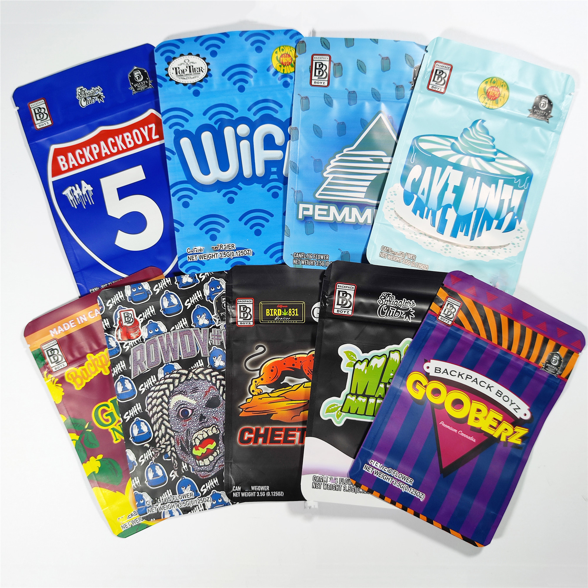 BACKPACKBOYZ 3.5g smell proof mylar bags resealable baggies backpack boyz BISCOTTI GELATO 41 GUARANA BILLY KIMBER ZERBERT GELATTI 5POINT.LA
BACKPACKBOYZ 3.5g smell proof mylar bags resealable baggies backpack boyz BISCOTTI GELATO 41 GUARANA BILLY KIMBER ZERBERT GELATTI 5POINT.LA