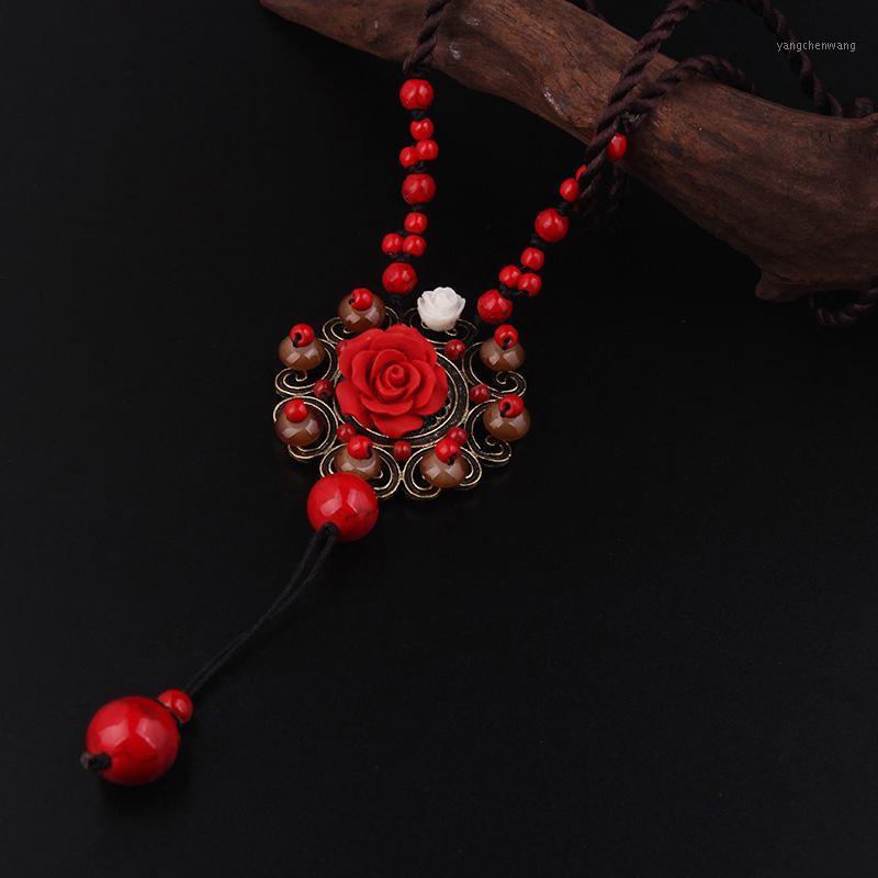 Chains Fashion Ethnic Necklace,Lapis Rose Flowers Pendants Necklace Vintgae Jewelry Red Glass Stones Sweater For Women
Chains Fashion Ethnic Necklace,Lapis Rose Flowers Pendants Necklace Vintgae Jewelry Red Glass Stones Sweater For Women