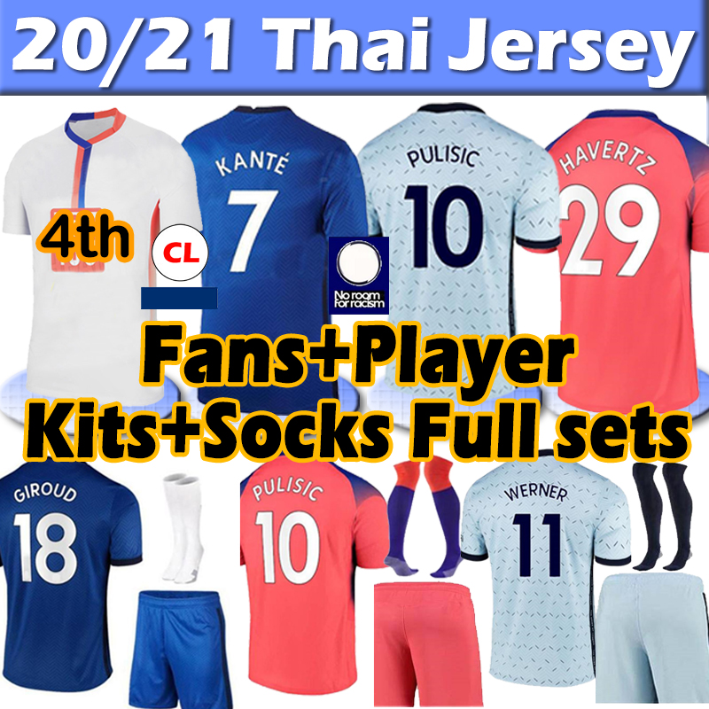 2021 Adult+Kids Kits+Socks Full sets jerseys Fans Player version 4th WILLIAN PULISIC cfc soccer jersey 20/21 camisa de futebol KANTE GIROUD football shirt uniforms, 20 21 3rd player
2021 Adult+Kids Kits+Socks Full sets jerseys Fans Player version 4th WILLIAN PULISIC cfc soccer jersey 20/21 camisa de futebol KANTE GIROUD football shirt uniforms, 20 21 3rd player