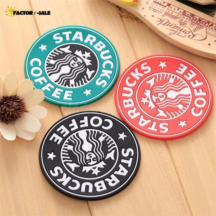 Silicone Coasters Cup thermo Cushion Holder Table decoration Starbucks sea-maid coffee Coasters Cup Mat FJ27 от DHgate WW