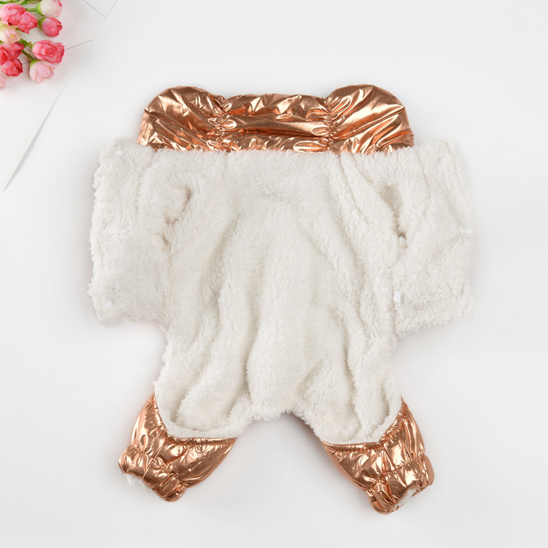 Dog Apparel 5 Color Big Designer or Small Large Dogs Winter Pets Coat Waterproof Puppy Jacket Snowsuit Warm Imitation Fleece Padded Pet Clothes