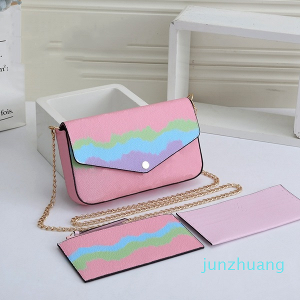 Designer- Women classic fashion women's one shoulder bag three piece leather chain designer Wallet size 22*13*4, Colour 1
Designer- Women classic fashion women's one shoulder bag three piece leather chain designer Wallet size 22*13*4, Colour 1