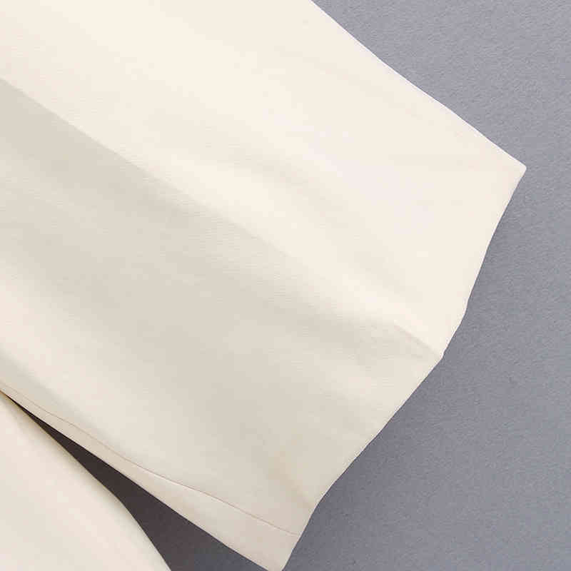 Women Loose Casual Half Pants Solid Fashion High Waist Wide Leg Trousers Ladies Office Suit Pantalon Femme 210515