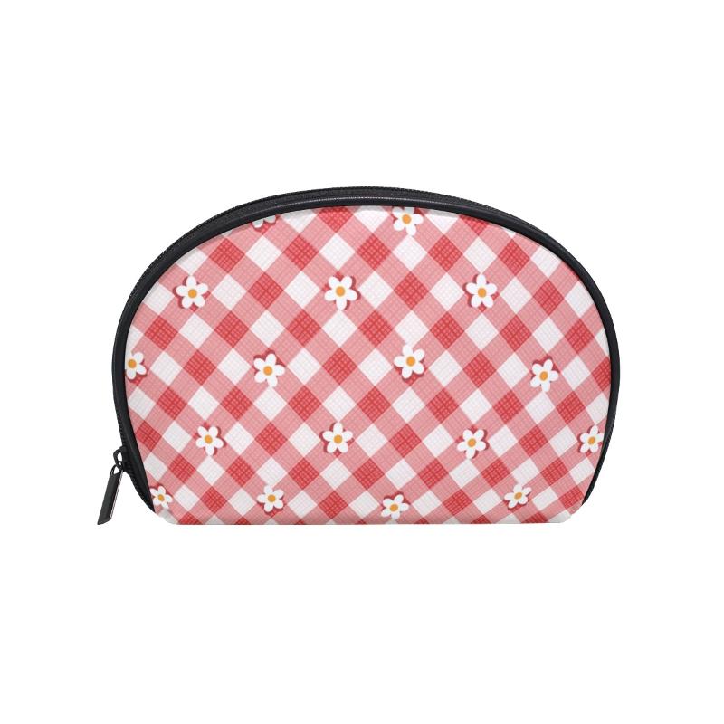 FengJu Multifuncition Shell Cosmetic Bag Purse Half Moon Hanging Travel Toiletry Pouch For Girls Woman Gingham Fabric Cloth Bags & Cases
FengJu Multifuncition Shell Cosmetic Bag Purse Half Moon Hanging Travel Toiletry Pouch For Girls Woman Gingham Fabric Cloth Bags & Cases