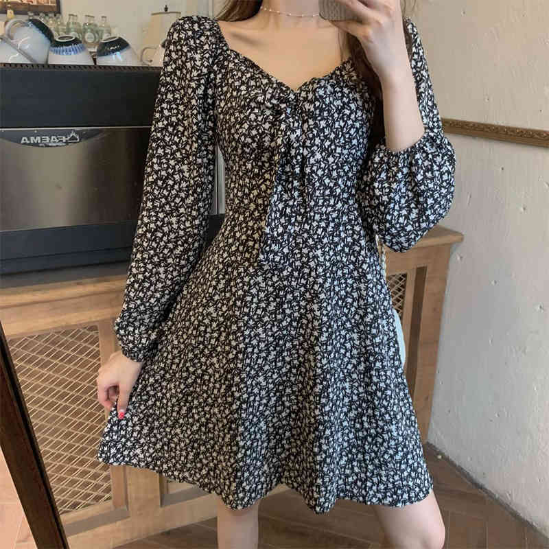 Fashionable Women's Dress Spring Floral Puff Sleeve Loose Tibetan Meat Comfortable Simple Atmospheric 210520, Floral skirt
Fashionable Women's Dress Spring Floral Puff Sleeve Loose Tibetan Meat Comfortable Simple Atmospheric 210520, Floral skirt