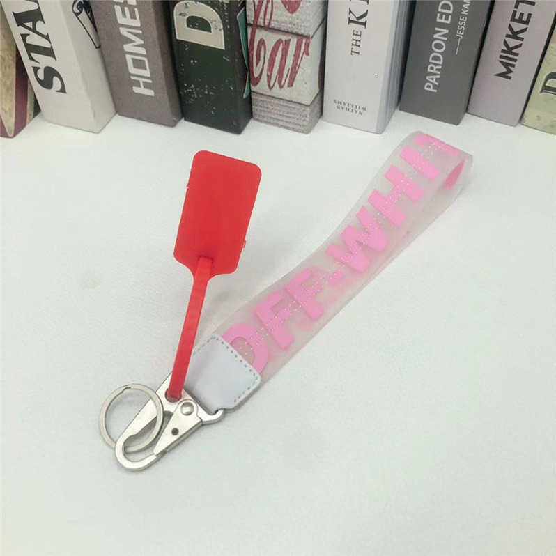 Fashion Brands Men's and Women Off Key Chain White Keychain Plated Metal Buckle Decorative Transparent Nun1
Fashion Brands Men's and Women Off Key Chain White Keychain Plated Metal Buckle Decorative Transparent Nun1