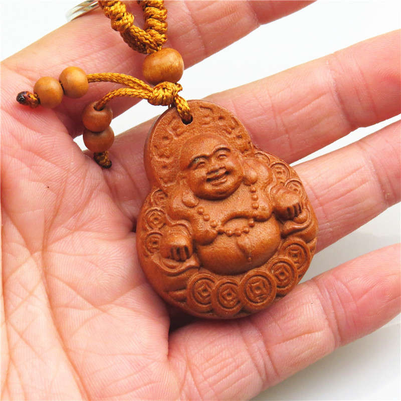 keychain Ten yuan gift shop mahogany key chain smile often Maitreya Buddha hanging creative wooden craft gifts
keychain Ten yuan gift shop mahogany key chain smile often Maitreya Buddha hanging creative wooden craft gifts