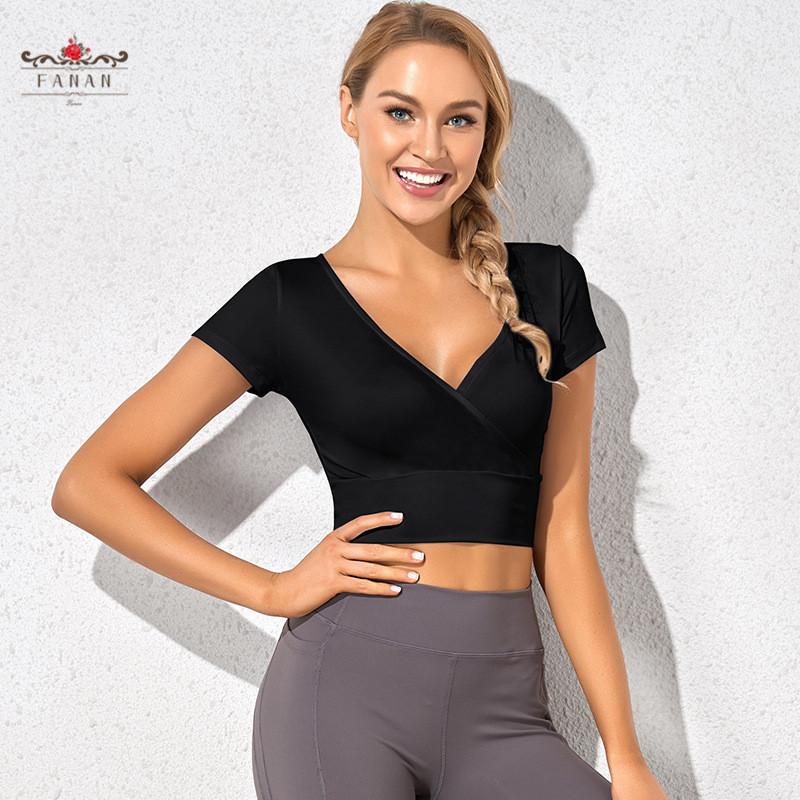 Sexy V-neck Yoga Shirts Sports Tops For Women Gym Fitness Short Sleeve Workout Tights Running Tees T-Shirts Outfits, White;red
Sexy V-neck Yoga Shirts Sports Tops For Women Gym Fitness Short Sleeve Workout Tights Running Tees T-Shirts Outfits, White;red