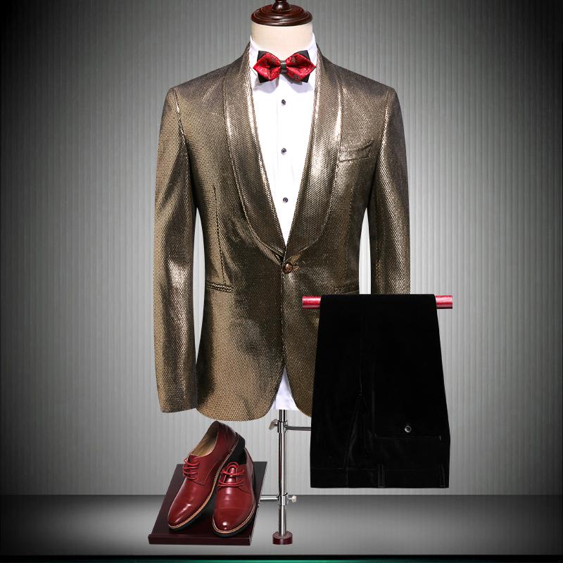 Men' Suits & Blazers 2021Latest Coat Pant Designs Golden Velvet Men Suit Slim Fit Skinny 2 Piece Tuxedo Custom Groom Blazer Terno Masculino, Picture color
Men' Suits & Blazers 2021Latest Coat Pant Designs Golden Velvet Men Suit Slim Fit Skinny 2 Piece Tuxedo Custom Groom Blazer Terno Masculino, Picture color