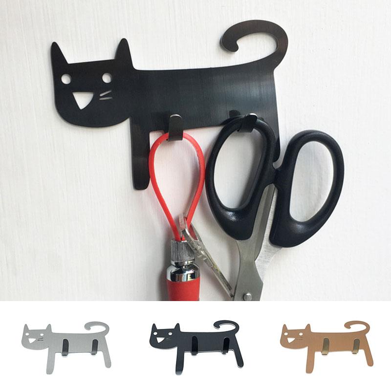 Hooks & Rails Stainless Steel Cat Pattern Hook Environmental Protection Self-Adhesive Punch-Free Storage Kitchen Door Back Wall Sundries Tow
Hooks & Rails Stainless Steel Cat Pattern Hook Environmental Protection Self-Adhesive Punch-Free Storage Kitchen Door Back Wall Sundries Tow