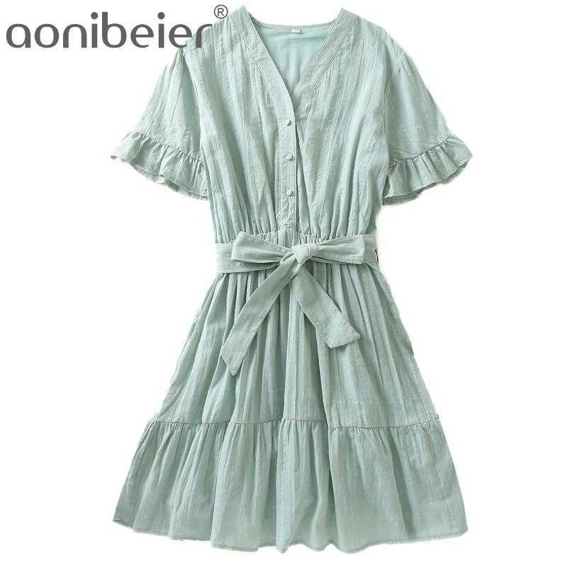 Summer Women Solid Ruffles Dress with Slash Buttons Short Sleeve Ladies Mini Vestidos Urban Outfits 210604, Light green
Summer Women Solid Ruffles Dress with Slash Buttons Short Sleeve Ladies Mini Vestidos Urban Outfits 210604, Light green