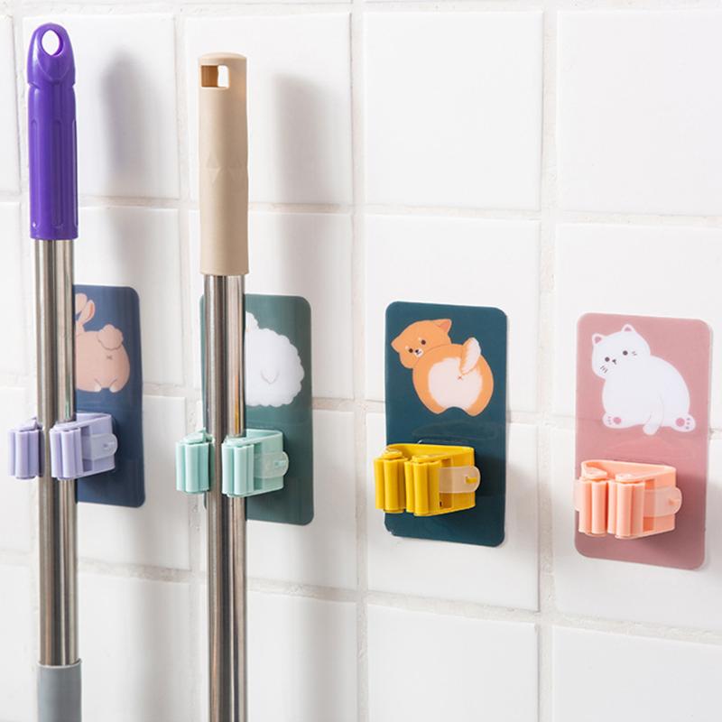 Hooks & Rails Mop Clip Hook Cartoon Wall Mounted Hanger Punching Free Holder Selfadhesive Non-marking Rack Broom Storage Kitchen Bathroom
Hooks & Rails Mop Clip Hook Cartoon Wall Mounted Hanger Punching Free Holder Selfadhesive Non-marking Rack Broom Storage Kitchen Bathroom