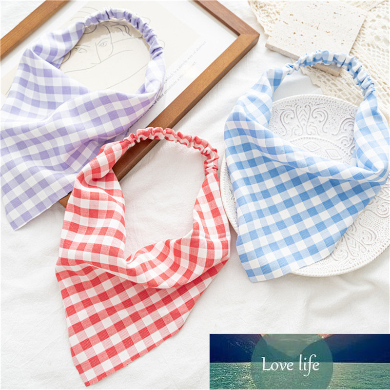 Summer Style Women Bandanas Plaid Print Triangle Hair Scarf Hairbands For Girls Headbands Fashion Hair Accessories Turban Factory price expert design Quality
Summer Style Women Bandanas Plaid Print Triangle Hair Scarf Hairbands For Girls Headbands Fashion Hair Accessories Turban Factory price expert design Quality