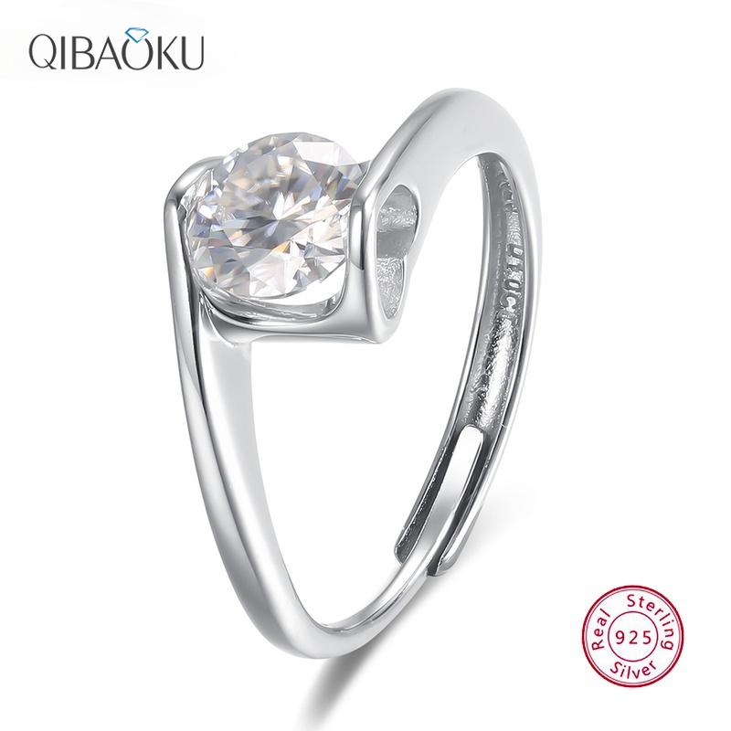 Cluster Rings 925 Sterling Silver Moissanite Open Adjustable Hollow Heart Shape Wedding Engagement Ring Fine Jewelry, Golden;silver
Cluster Rings 925 Sterling Silver Moissanite Open Adjustable Hollow Heart Shape Wedding Engagement Ring Fine Jewelry, Golden;silver