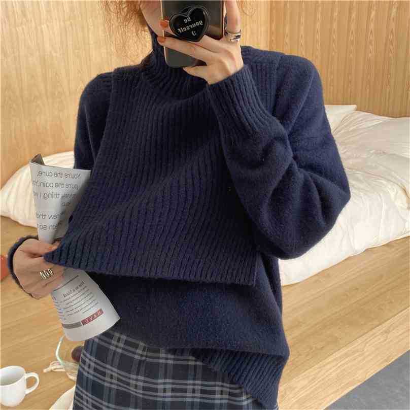 Fashion Sweaters Streetwear High Quality Retro Elegance Turtleneck Chic Solid Loose Pullovers Women Warm Tops Clothe 210525, Red wine
Fashion Sweaters Streetwear High Quality Retro Elegance Turtleneck Chic Solid Loose Pullovers Women Warm Tops Clothe 210525, Red wine