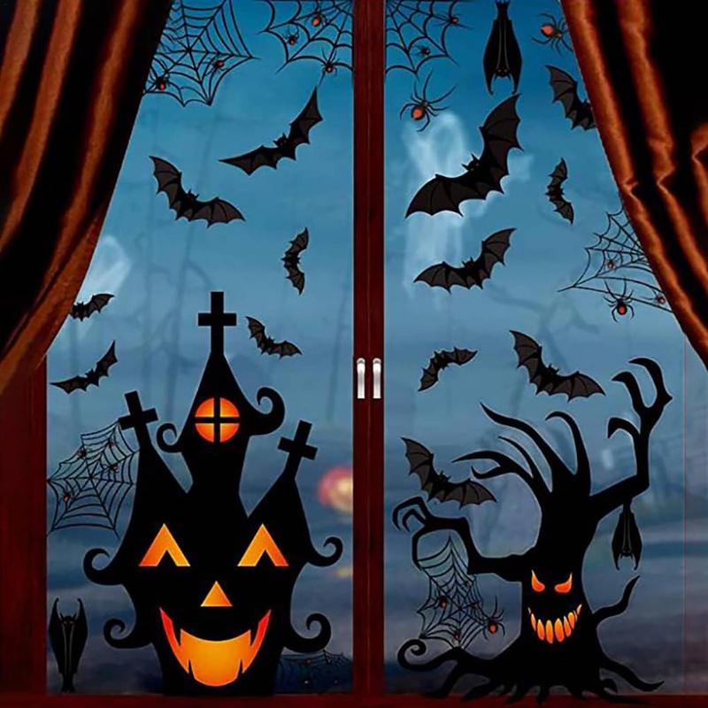 Wall Stickers 4PC Halloween Bat Sticker 20X30cm Window Living Room Pumpkin Decoration Decals Festival Decor
Wall Stickers 4PC Halloween Bat Sticker 20X30cm Window Living Room Pumpkin Decoration Decals Festival Decor