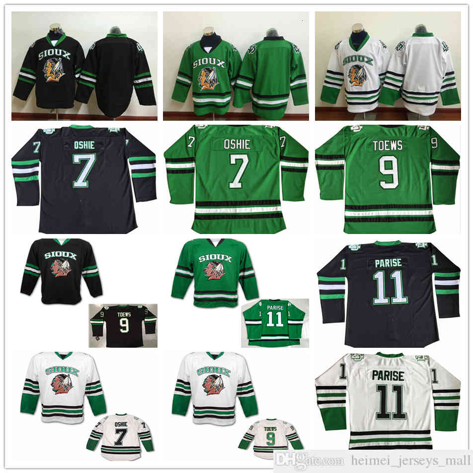 North Dakota Fighting Sioux College Hockey Jerseys 9 Jonathan Toews 11 Zach Parise 7 T.J. Oshie University Mens Stitched Jersey, Green
North Dakota Fighting Sioux College Hockey Jerseys 9 Jonathan Toews 11 Zach Parise 7 T.J. Oshie University Mens Stitched Jersey, Green